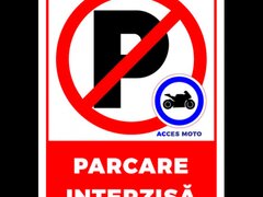 indicator acces auto si parcare interzisa